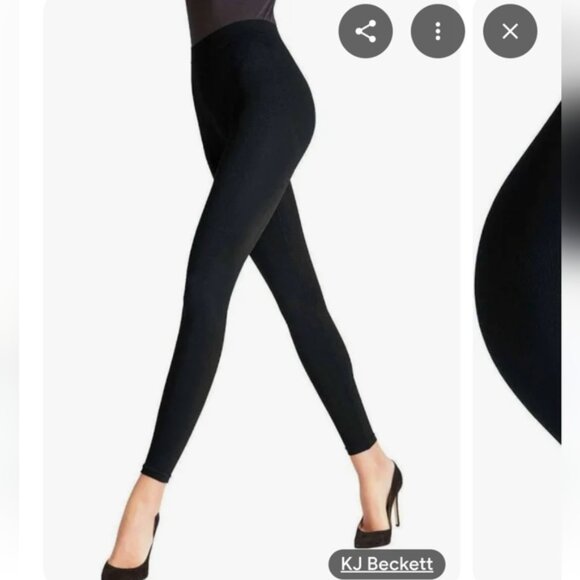 FALKE Bla k Womens Seamless Shaping  Leggings - Picture 1 of 15